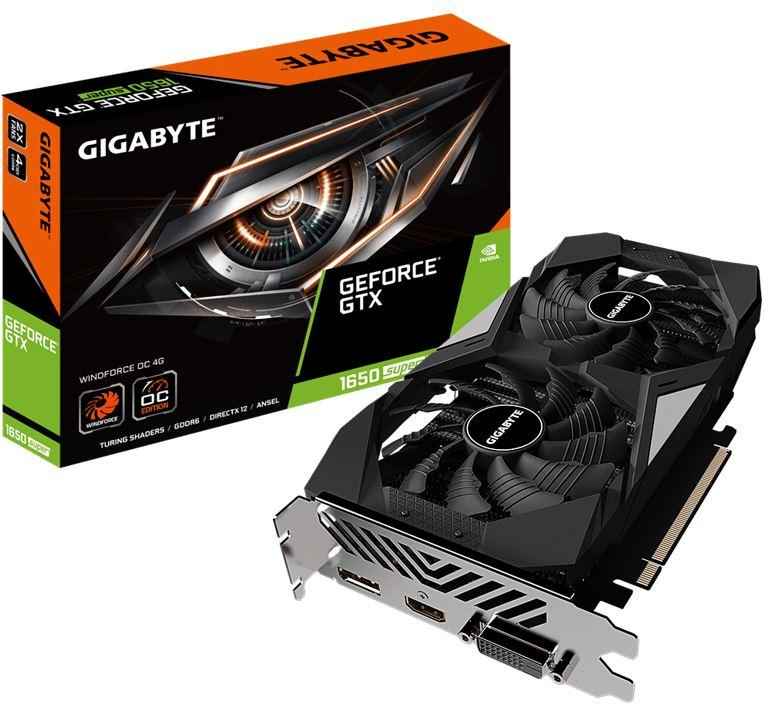 GIGABYTE nVidia GeForce GTX 1650 Super Windforce OC 4GB GDDR6 PCIe