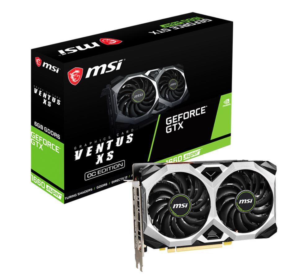 MSI nVidia Geforce GTX 1660 SUPER VENTUS XS OC 6GB GDDR6 7680 x4320