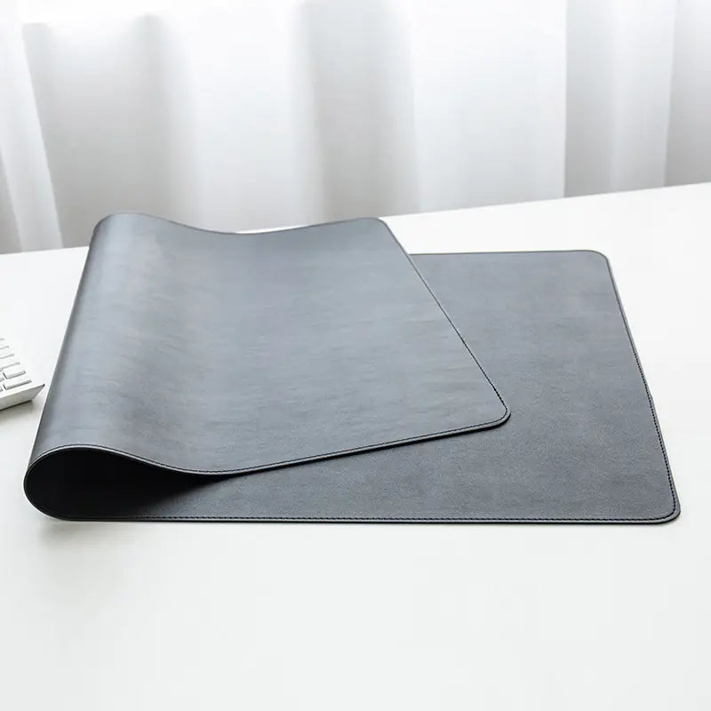 Large Waterproof Leather Desk Mouse Pad with Logo Design