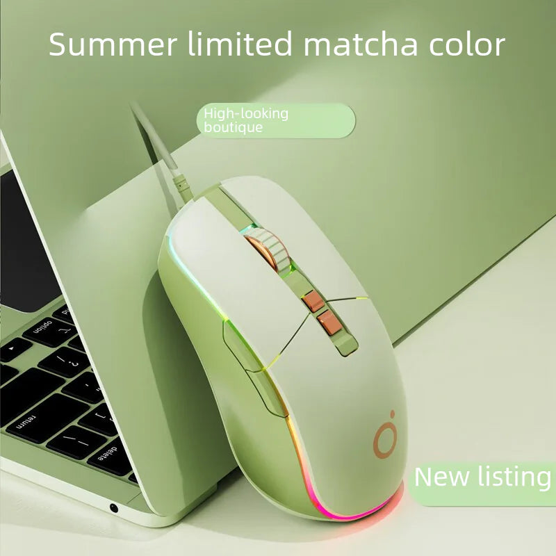 G308 Wired Silent Gaming Mouse for Office and Laptop