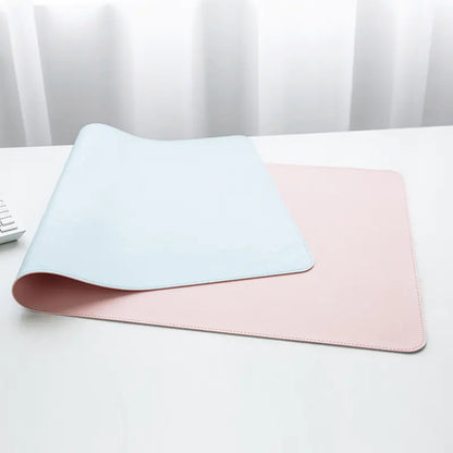 Large Waterproof Leather Desk Mouse Pad with Logo Design