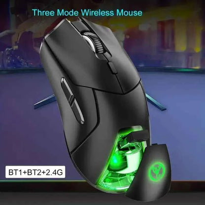 HXSJ 2.4G Wireless Mute Game Mouse with 4000DPI
