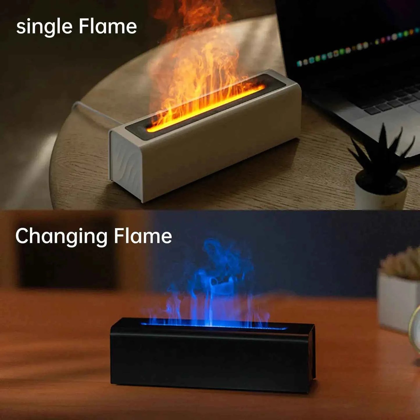 Smart Flame-Like Water Humidifier