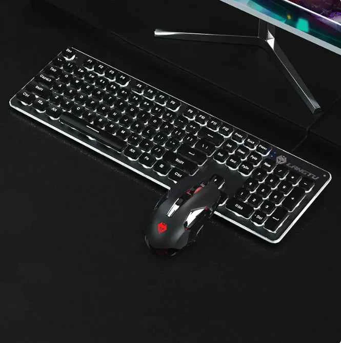 Wired Film Luminous USB Keyboard – Typing &amp; Gaming Elevated