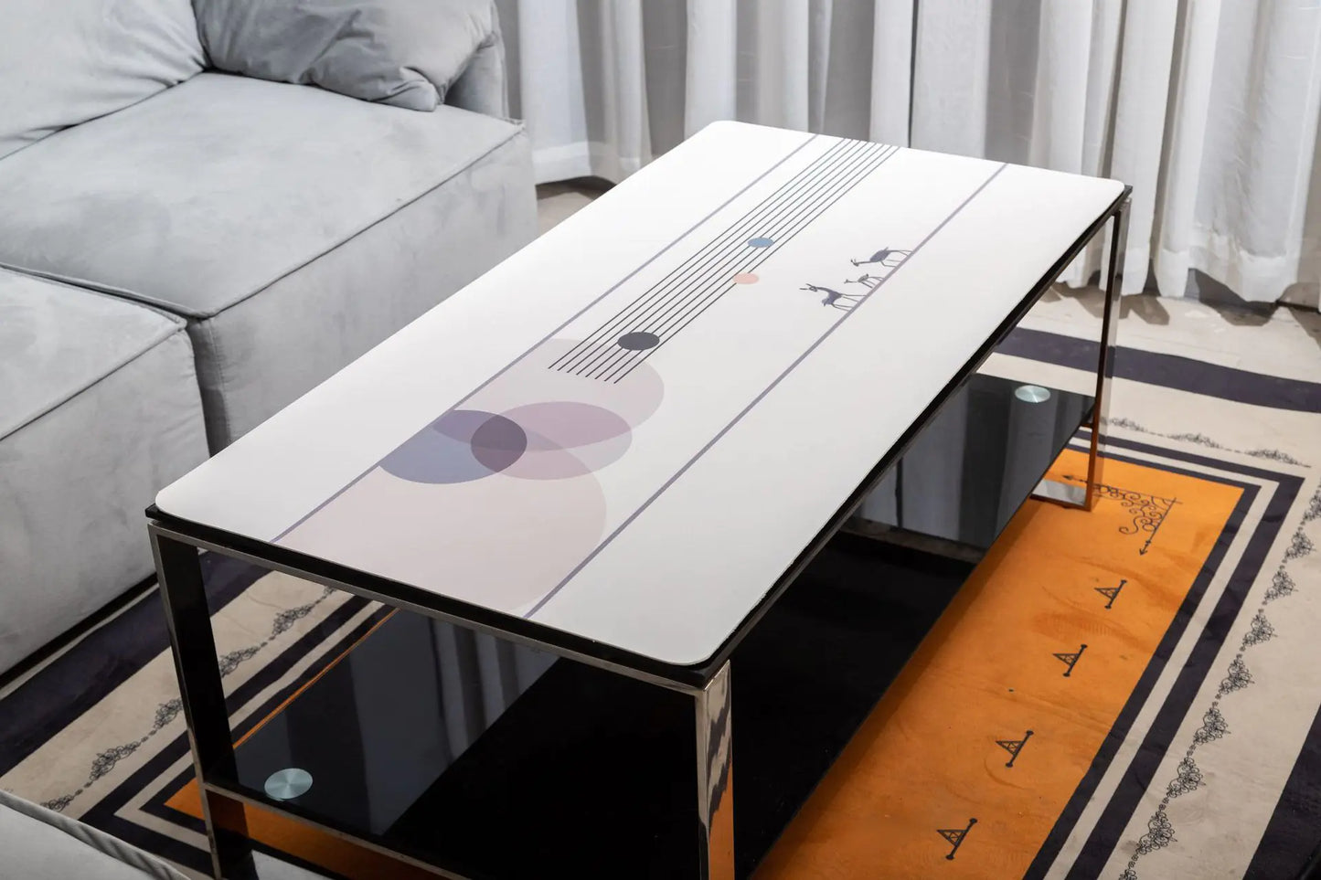 Large Waterproof Leather Desk Mouse Pad with Logo Design