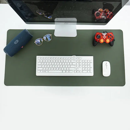 Large Waterproof Leather Desk Mouse Pad with Logo Design
