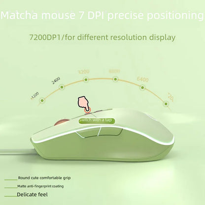 G308 Wired Silent Gaming Mouse for Office and Laptop