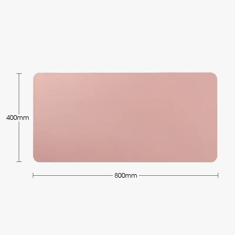 Large Waterproof Leather Desk Mouse Pad with Logo Design