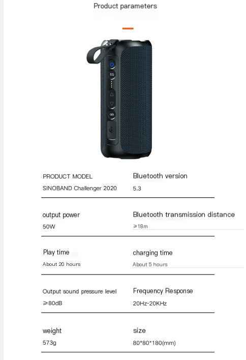 Ortizan 40W Portable Bluetooth Speakers with IPX7 Waterproof