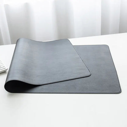 Large Waterproof Leather Desk Mouse Pad with Logo Design