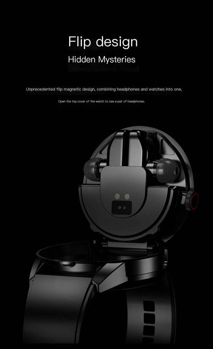 R6 V22 TWS Smartwatch with Heart Rate & Blood Oxygen