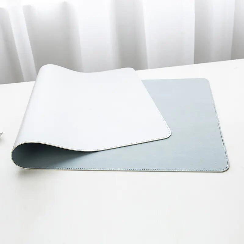 Large Waterproof Leather Desk Mouse Pad with Logo Design
