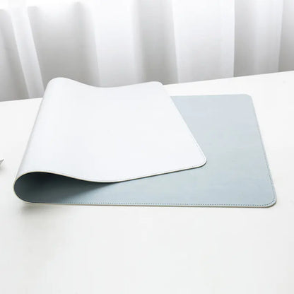 Large Waterproof Leather Desk Mouse Pad with Logo Design