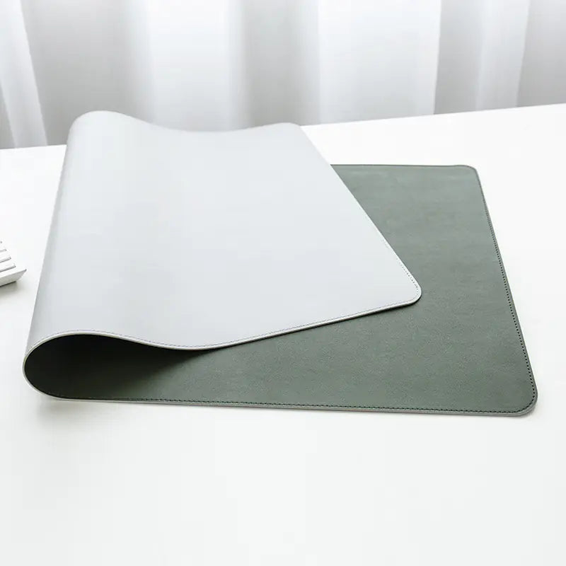 Large Waterproof Leather Desk Mouse Pad with Logo Design