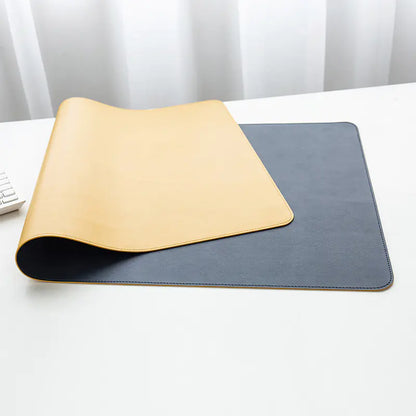 Large Waterproof Leather Desk Mouse Pad with Logo Design